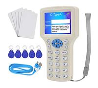 Dongyang NFC Smart 10 Frequency RFID Copier/Writer/Readers/Duplicator 125KHz 13.56MHz USB Programmer Key fob Cards Reader UID Decoder+10pcs UID Card Keys
