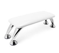 DONGYUNAI Nail Armrest Large Manicure Hand Rest Nail Armrest Cushion Microfiber Leather Nail Cushion Technician Table Nail Art Accessories for Nails Toenails White