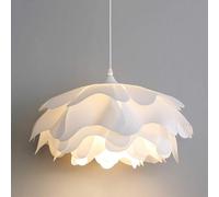 DONHEK Chandelier, Nordic White Acrylic Flower Ceiling Hanging Light Creative Restaurant Pendant Lighting for Kitchen Island Modern Simple Ceiling Pendant Lamp Star of Light