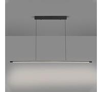 DONHEK LED Linear Pendant Lamp Dining Table Hanging Light Minimalist Chandelier Ceiling Lighting Fixture, Height Adjustable Hanging Chandeliers for Kitchen Island Office Shop Star of Light