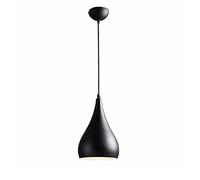 DONHEK Teardrop Pendant Light Industrial Hanging Lights Metal Ceiling Lamp, Single Kitchen Island Lighting Fixture Dining Room Drop Ceiling Lamps Bar Clubs Suspended Lights Star of Light