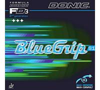 Donic Bluegrip S1 Table Tennis Rubber (1.8mm, Black)