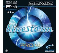 Donic Bluestorm Pro AM Table Tennis Rubber (2.0mm, Black)