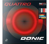 Donic Quattro Table Tennis Rubber (Red, 1.8mm)