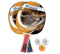 Donic-Schildkröt Appelgren 300 Table Tennis Set, 2 Bats, 1 mm Sponge, 3 Balls, in a Blister