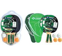 Donic-Schildkröt Champs Line 400 788498 Table Tennis Set 2 Rackets 4 Balls in Good 1 Quality 2 Racket Covers in Blister Packaging Great Leisure Quality Extensive Equipment for 2 Players