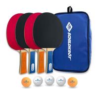 Donic-Schildkröt Hobby Table Tennis Set for 4 Players, 4 Bats, 5 Balls, in Carrying Bag