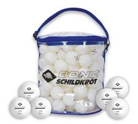 Donic-Schildkröt Jade Table Tennis Ball, Poly 40+ Quality, 144 Pieces in a Carrying Bag, White, 608501