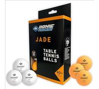 Schildkröt Donic-Schildkröt Jade Table Tennis Balls, Poly 40+ Quality, 12 balls (6x White and 6x Orange)