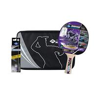Donic-Schildkröt Legends 800 Table Tennis Premium Set, 1 Bat, 3 Balls 3-Star ITTF, Good Racket Cover, Complete Set, 788488