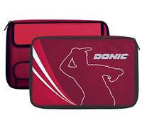 Donic-Schildkröt Legends Plus Table Tennis Bat Cover, for Up to Two Rackets, Extra Ball Compartment, 818541