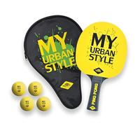 Donic-Schildkröt My Urban Style Table Tennis Set, 1 Bat, 3 Balls, Cover, 788485