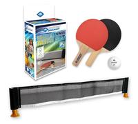Donic-Schildkröt Mini FSC Table Tennis Set, 2 FSC Rackets, Net with Suction Cup Posts, 1 Ball, New Cardboard Packaging, 788460