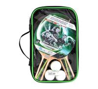 Donic-Schildkröt Top Team 400 Table Tennis Set, 2 Bats, 3 Balls 1-Star Quality, in a Valuable Bag, for Leisure, 788495