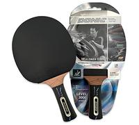 Donic-Schildkröt Waldner 3000 Table Tennis Bat, ABP Handle, Sponge 2.1 mm, Carbon Wood, Liga Pad - ITTF, 751803