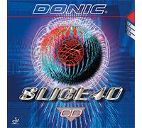 Donic Slice 40 CD Table Tennis Rubber (Red, 1.8mm)