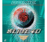 Donic Slice 40 CS Table Tennis Rubber (1.5mm, Black)