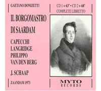 Donizetti: Il borgomastro di Saardam