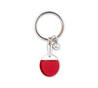 DonJordi Table Tennis Keyring - The Gift for Table Tennis Players, silver, One Size