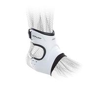 DonJoy Performance POD Ankle Brace, Best Support for Stability, Ankle Sprain, Roll, Strains for Football, Soccer, Basketball, Lacrosse, Volleyball - Medium - Left - White