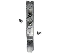 Donk! Pocket Clip for Leatherman Free P & T Series, ARC, Bond and Curl Multi-Tools | Titanium TC4 - Matte | Titanium Screws | 5 Custom Designs - ‘Norwegian Wood Matte’