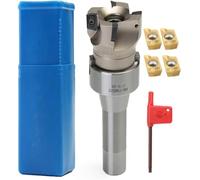 Donken Lathe Turning Tool Set, Metal Lathe Tools Holder for Turning Grooving Threading, Carbide Inserts Turning Insert, Woodturning Power Lathe Accessories