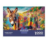 Donkey 1000 Piece Impossible Puzzle for Adults - Challenging Jigsaw Puzzles, Family Activity & Game Gift 70x50cm/1000pcs