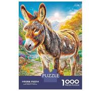 Donkey 1000 Pieces Jigsaw Puzzle for Adults. Difficult Puzzle, Game Challenge Toy, Home Decoration 70x50cm/1000pcs
