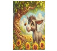 Donkey Adults Kids Puzzle Jigsaw 1000 Pieces Educational Toy Game Family Decoration 78×53cm