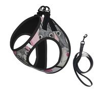 Donkey And Flower Compact Pet Suspender Vest-The Perfect Small Pet For A Comfortable Walk