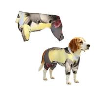 Donkey and Flower Sun Protection Dog Shirt Soft Stretchy Dog T-Shirts
