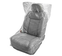 Donkey Auto Products Disposable Clear Plastic Automotive Seat Covers (30 Per Pack)