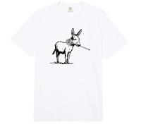 Donkey Burro Mule Lax Vintage Lacrosse Illustration Comfort Colors Adult Heavyweight T-Shirt