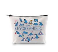 Donkey Cartoon Character Lover Gift Animal Kingdom Gift I Am Eeyoreaholic Travel Makeup Bag (Eeyoreaholic Bag EU)