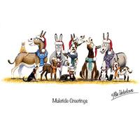 Donkey Christmas Card. Muletide Greetings by Alex Underdown