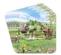 Donkey Coasters Set Of 4 Farmers Field