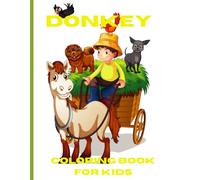 donkey coloring book for kids: funny donkey coloring book for toddlers