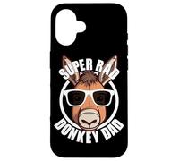 Donkey Dad Funny Father’s Day Farm Animals Farmer Men’s Case for iPhone 16