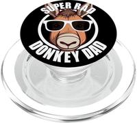 Donkey Dad Funny Father’s Day Farm Animals Farmer Men’s PopSockets PopGrip for MagSafe