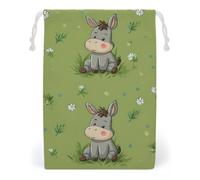 Donkey Daisy Floral Storage Bag Pack Canvas Pouch