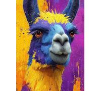 Donkey Diamond Art, 5D Diamond Painting Abstract, DIY Full Drill Gem Art Kits Adults Beginner Mosaic Making Kits, Cross Stitch Crystal Paintings Craft for Room Decor, Gifts for Women 70x95cm - 1F36I