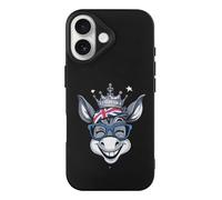 Donkey England Flag Personalized Phone Case Cover Compatible with iPhone 17/17 Air/17 Pro/17 Pro Max