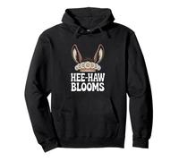 Donkey Flower HEE-HAW BLOOMS Retro Pullover Hoodie