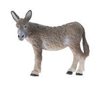 Donkey Foal Figurine, Plastic Donkey Statue Toy Figure Farm Animals Collection Farm Mule Toy Early Educational Birthday Cake Topper Gift for Kids