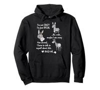 Donkey I'm Not Crazy I'm Just Special No Pullover Hoodie