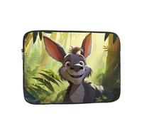 Donkey in the Jungle Printing 10 inch Laptop Case Essential Accessory for Commuting and Office Use