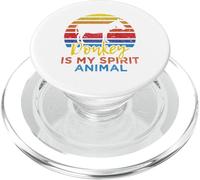 Donkey Is My Spirit Animal - Zookeeper Mule PopSockets PopGrip for MagSafe