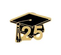Donkey Jewellery G Ifts 2025 Graduation Brooch for Women Men Graduation Badge Lapel Pin Lapel Brooch for High School, College, Teacher and Major (D, One Size)
