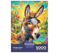 Donkey Jigsaw Puzzle for Adults And Teenagers, Impossible 1000 Piece Puzzle,Family Fun Activity, Challenging Puzzle Game 38x26cm/1000pcs