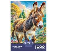 Donkey Jigsaw Puzzle for Adults And Teenagers, Impossible 1000 Piece Puzzle,Family Fun Activity, Challenging Puzzle Game 52x38cm/1000pcs